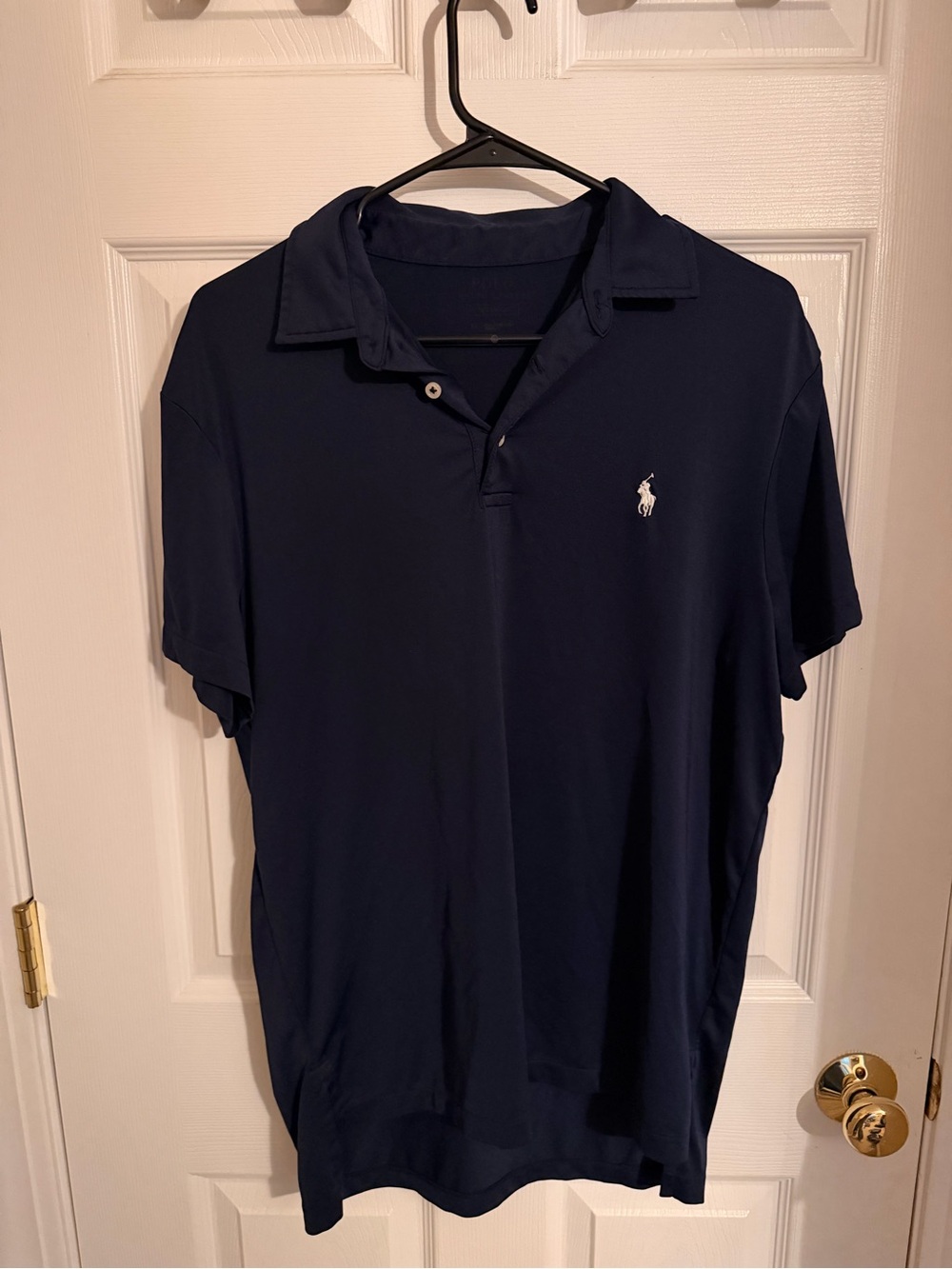 Polo by Ralph Lauren Navy Blue Dry Fit Polo